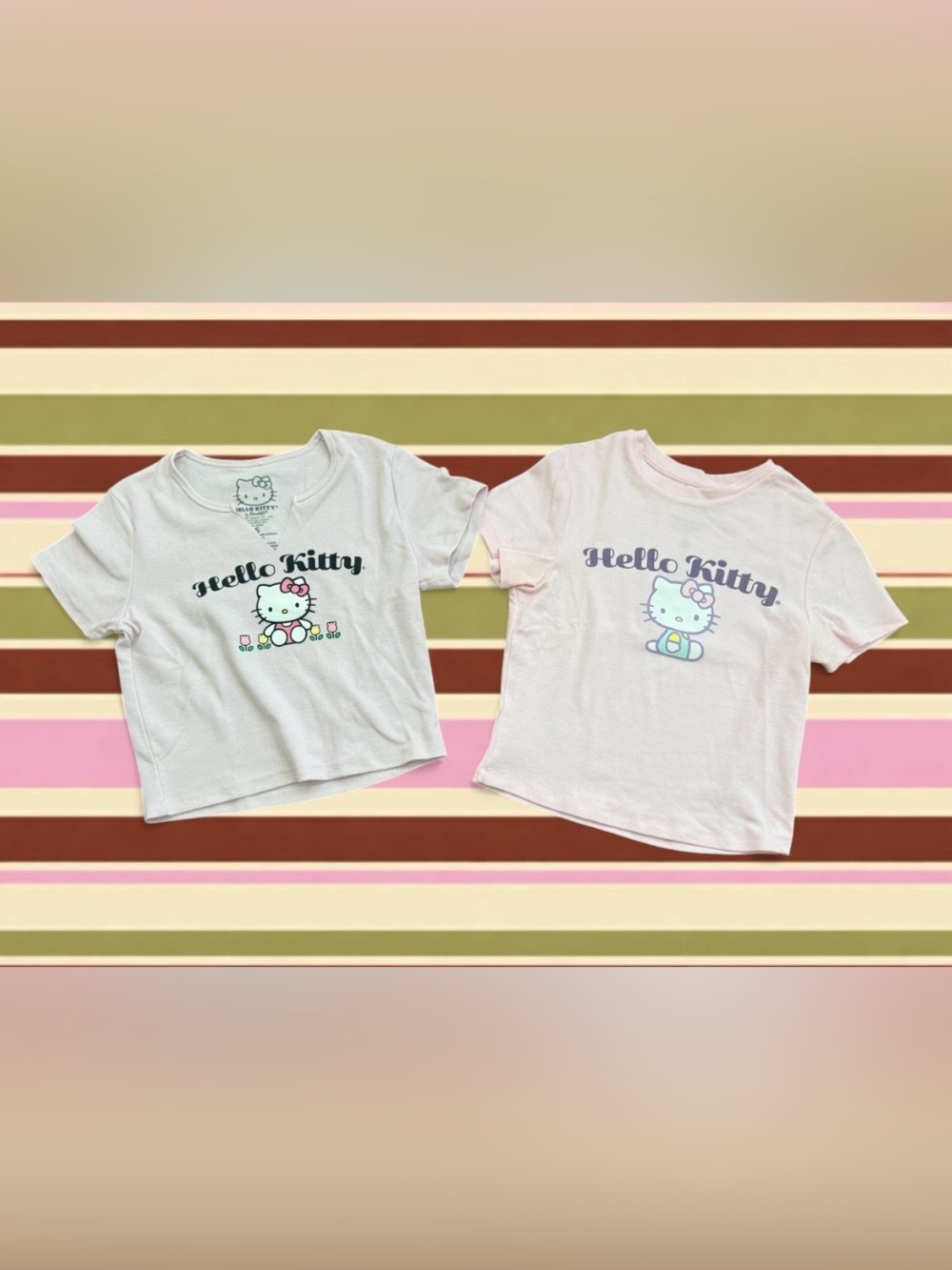 Sanrio Hello Kitty baby tee bundle
Size S
